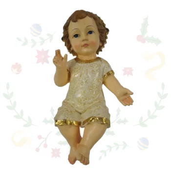 Niño Jesús 30cm con Aureola