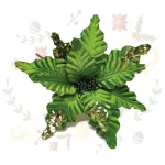 Flor Navideña 29cm-11 Pétalos