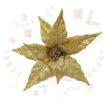 Flor Navideña 29cm-9 Pétalos