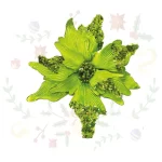 Flor Navideña 48cm-14 Pétalos