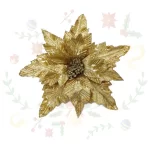 Flor Navideña 36cm-9 Pétalos