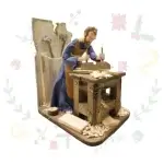 Figura con Movimiento Carpintero Cepillo