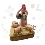 Figura con Movimiento Cerdos en Corral