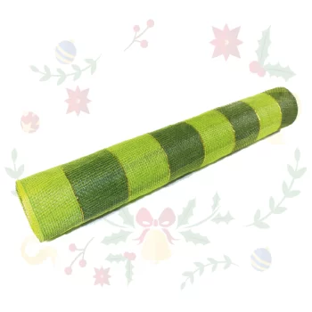 Cinta Malla Lurex Escocesa de 54Cm X 10Yd
