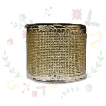 Cinta Malla De 6.3Cms X 10Yds Con Lurex