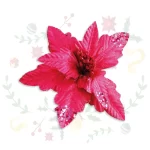 Flor Navidadeña De 8 Pétalos