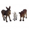 065-490160 Poliresina juego de animales vaca obeja burro 3pzas 9cm – Almacenes Romulo Montes
