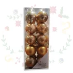 Caja de Bolas Navideñas de 6cm x 20und