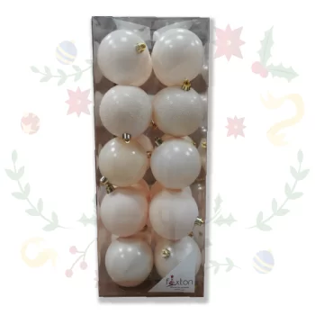 Caja de Bolas Navideñas de 8cm x 20und